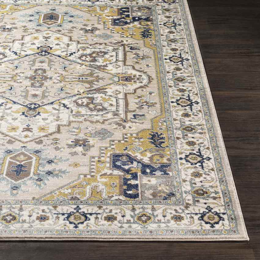 Roslin Traditional Camel Area Rug
