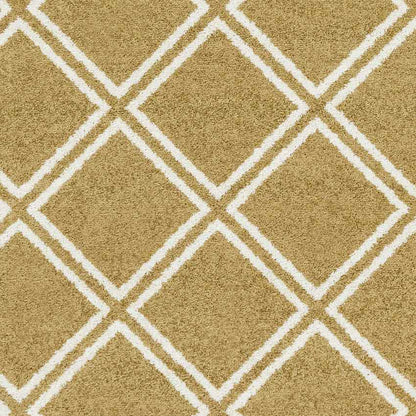 Gaastmeer Modern Tan/White Area Rug