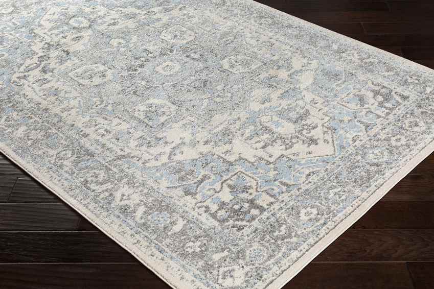 Harlingen Traditional Pale Blue Area Rug