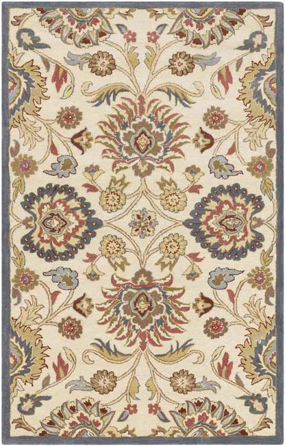 Eckville Traditional Khaki Area Rug