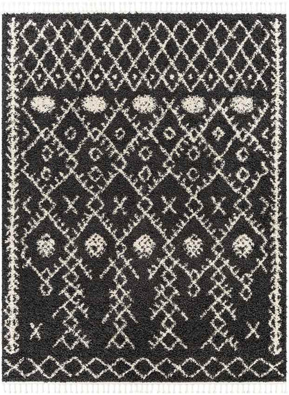 Macolm Global Charcoal Area Rug