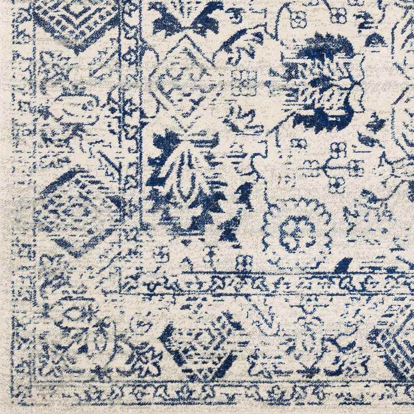 Schingen Traditional Bright Blue Area Rug