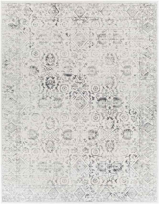 Schingen Traditional Charcoal Area Rug
