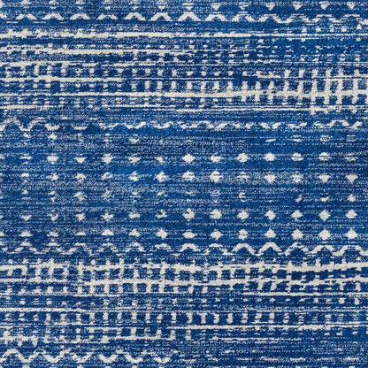 Schrins Global Bright Blue Area Rug