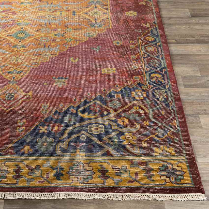 Sprong Traditional Mauve Area Rug