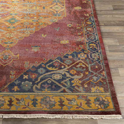 Sprong Traditional Mauve Area Rug