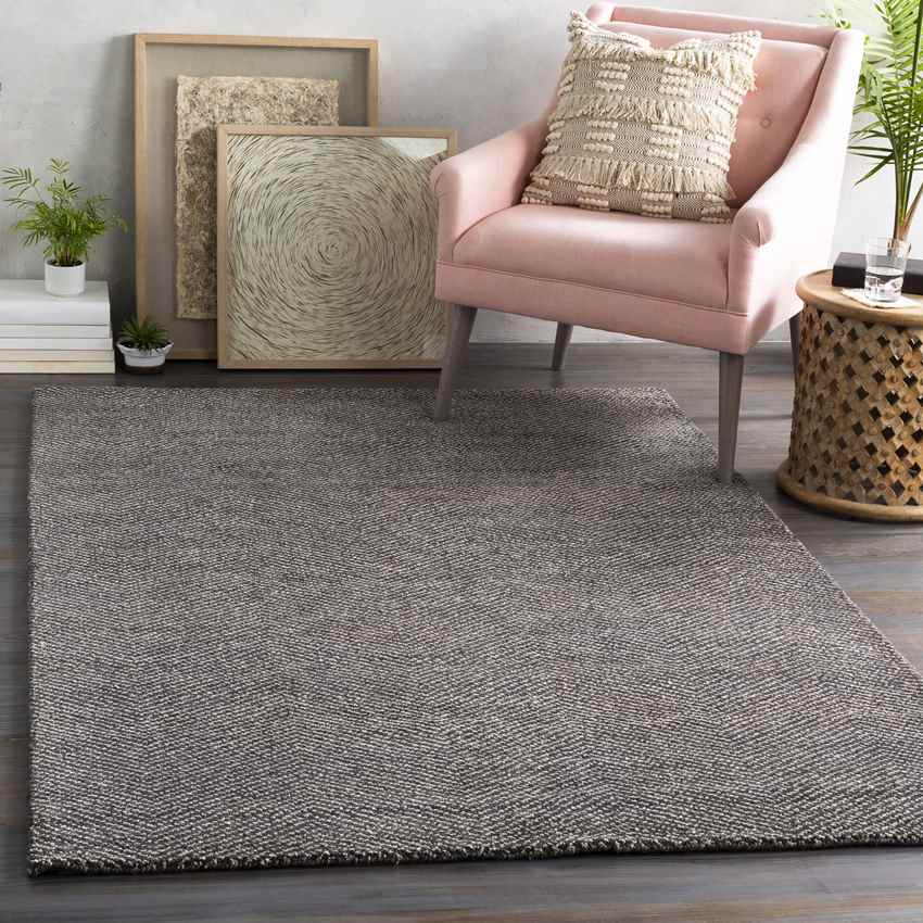 Brigg Modern Charcoal Area Rug