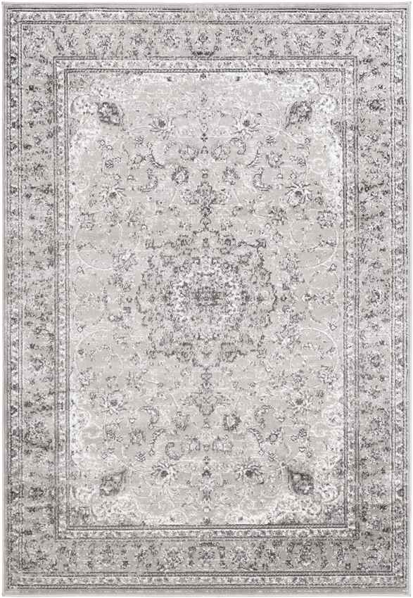Terband Traditional Charcoal Area Rug