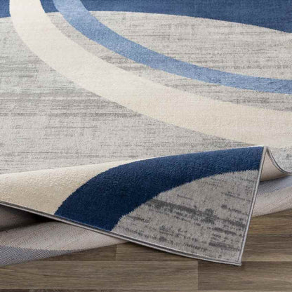 Tjaard Modern Navy Area Rug