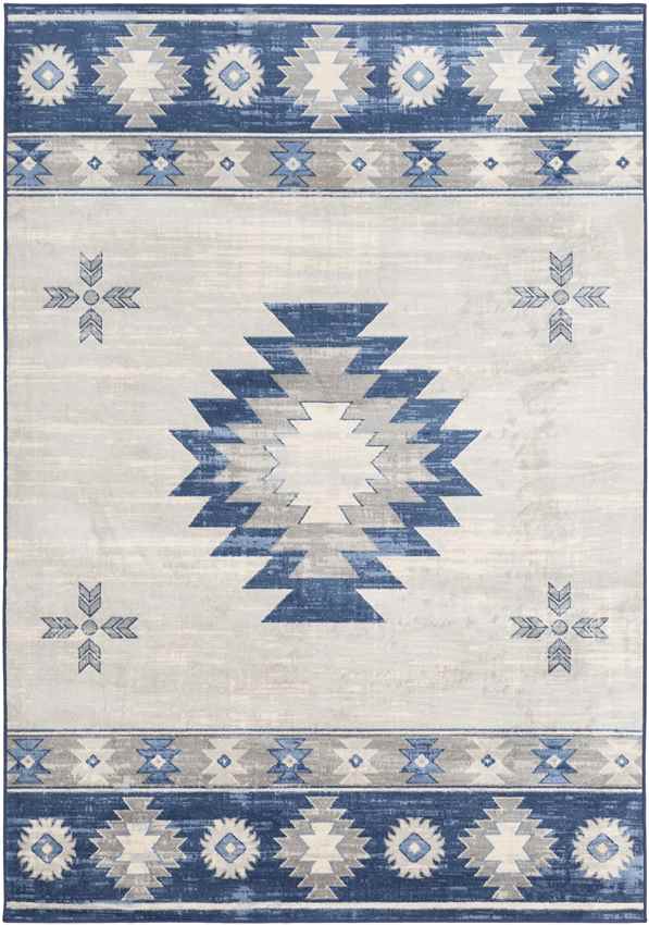 Tjeintgum Rustic Navy Area Rug