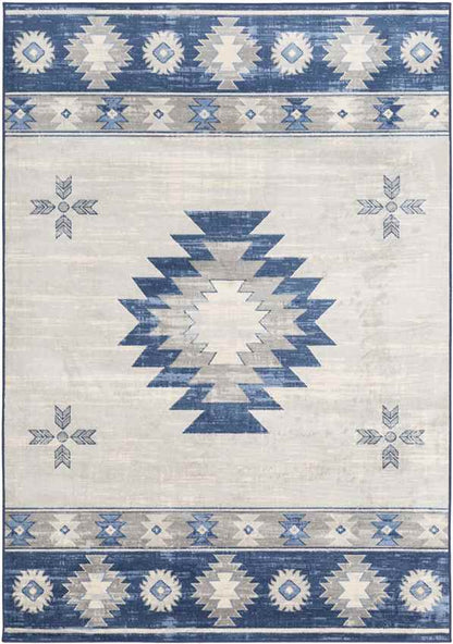 Tjeintgum Rustic Navy Area Rug