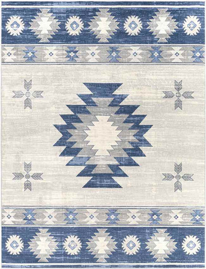 Tjeintgum Rustic Navy Area Rug