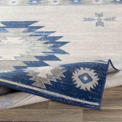 Tjeintgum Rustic Navy Area Rug
