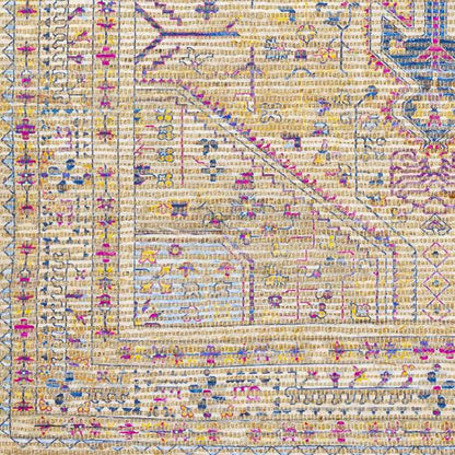 Ungebuurt Traditional Khaki Area Rug