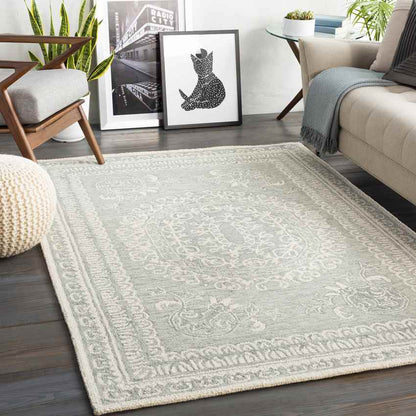 Venekoten Traditional Sea Foam Area Rug