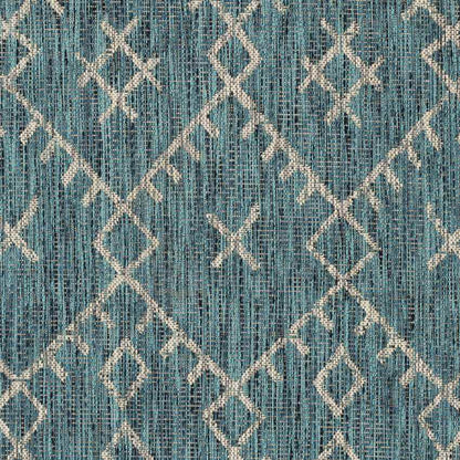 Wijnaldum Global Aqua Area Rug