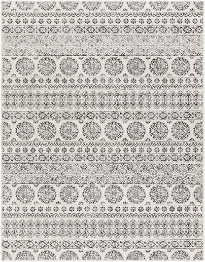 Tollebeek Traditional Charcoal Area Rug