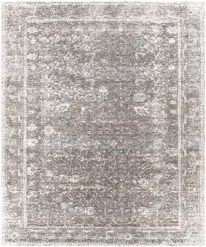 Lucca Traditional Dark Green Area Rug