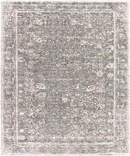 Lucca Traditional Dark Green Area Rug
