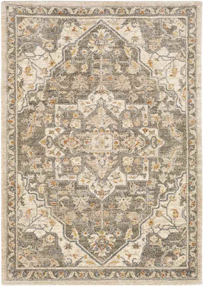 Anreep Traditional Dark Brown Area Rug