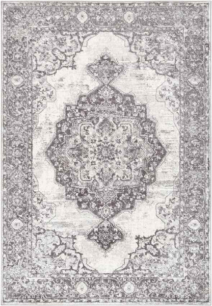 Ansen Traditional Charcoal Area Rug