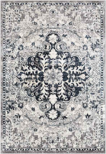 Cenon Traditional Aqua Area Rug