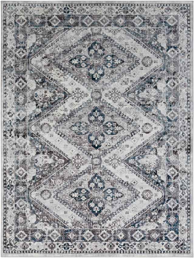 Balloo Global Silver Gray Area Rug