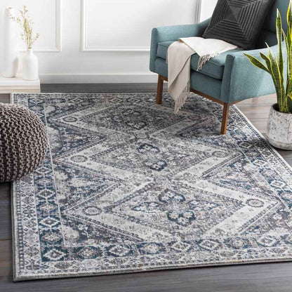 Balloo Global Silver Gray Area Rug