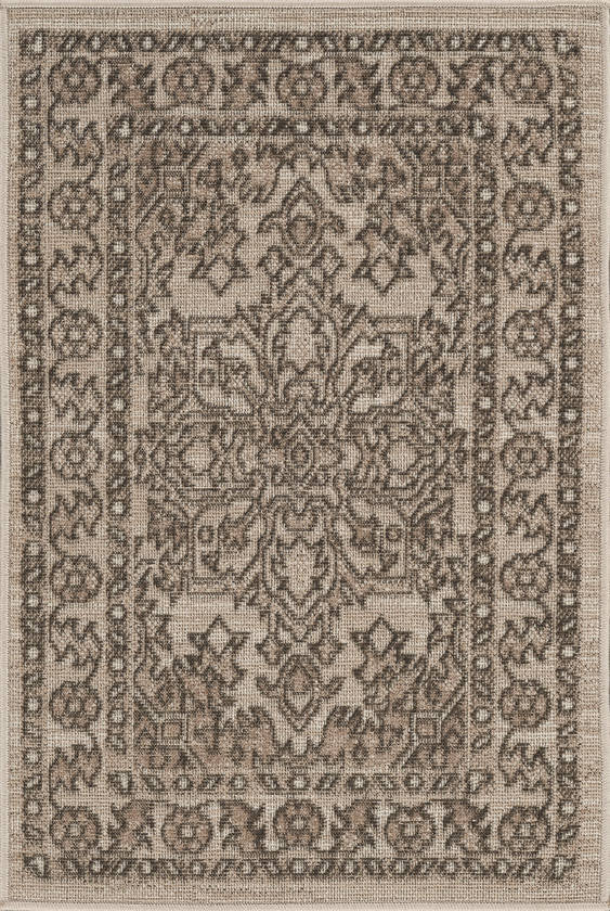 Darp Traditional Charcoal Area Rug
