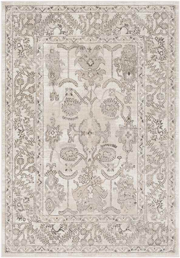 Deurze Traditional Charcoal Area Rug