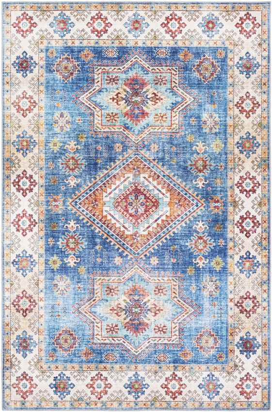 Een Traditional Navy Area Rug