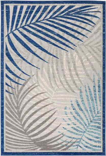Eleveld Coastal Dark Blue Area Rug