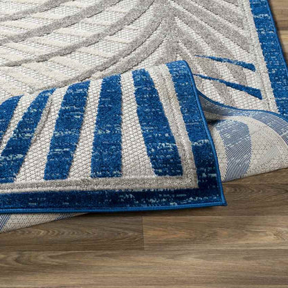 Eleveld Coastal Dark Blue Area Rug