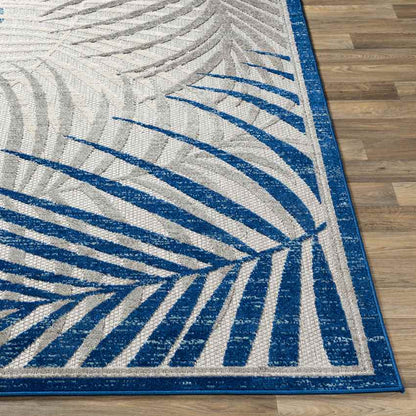 Eleveld Coastal Dark Blue Area Rug