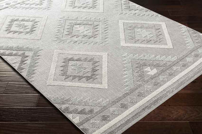 Elim Global Light Gray Area Rug