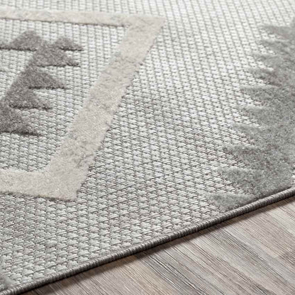 Elim Global Light Gray Area Rug