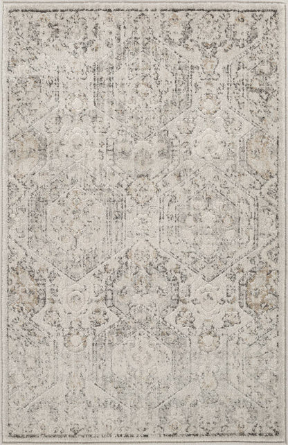 Geelbroek Traditional Tan/Ivory Area Rug