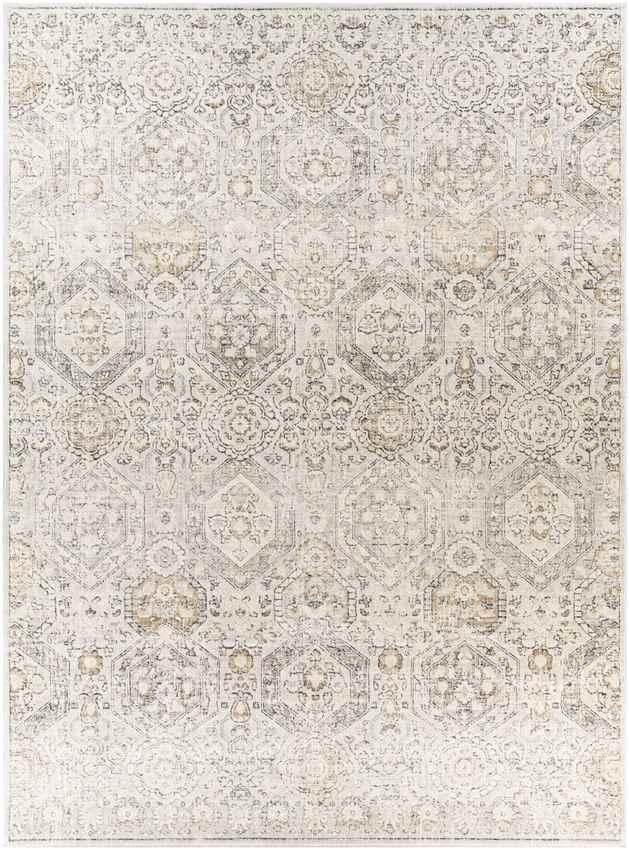 Geelbroek Traditional Tan/Ivory Area Rug