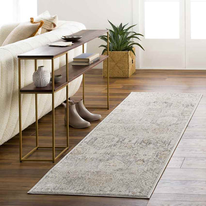 Geelbroek Traditional Tan/Ivory Area Rug