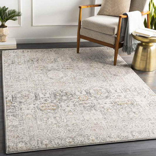 Geelbroek Traditional Tan/Ivory Area Rug