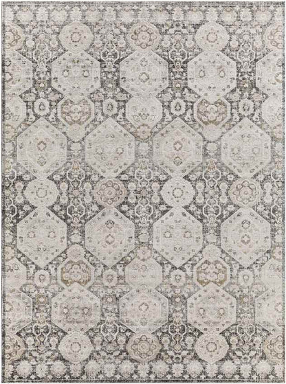 Geelbroek Traditional Black Area Rug