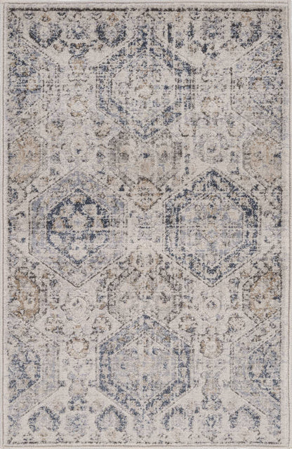 Geelbroek Traditional Bright Blue Area Rug