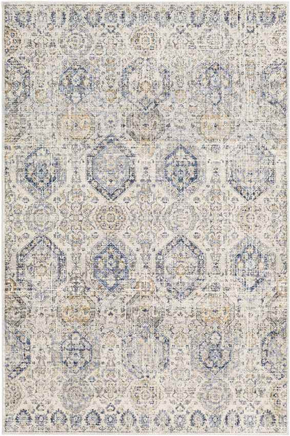 Geelbroek Traditional Bright Blue Area Rug