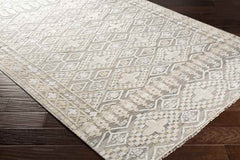 Haalweide Traditional Tan Area Rug