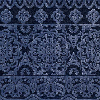 Hoogehaar Traditional Navy Area Rug