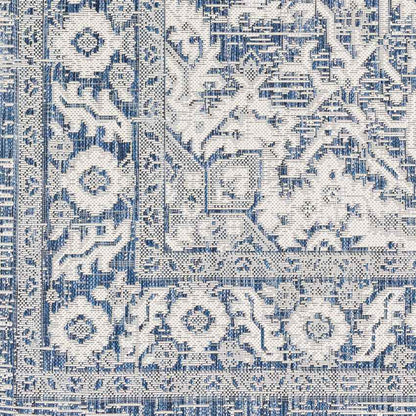Mantinge Traditional Navy Area Rug