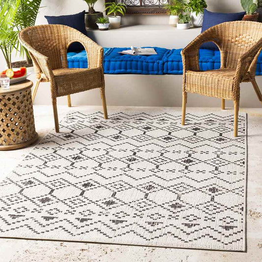 Meppel Global White Area Rug