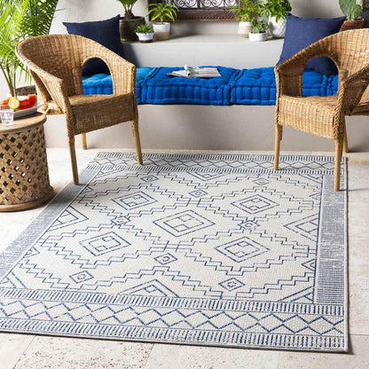 Midlaren Global Navy Area Rug