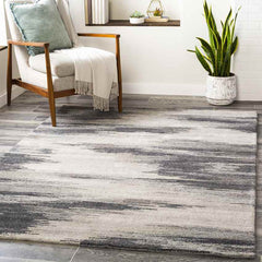 Nietap Modern Charcoal Area Rug