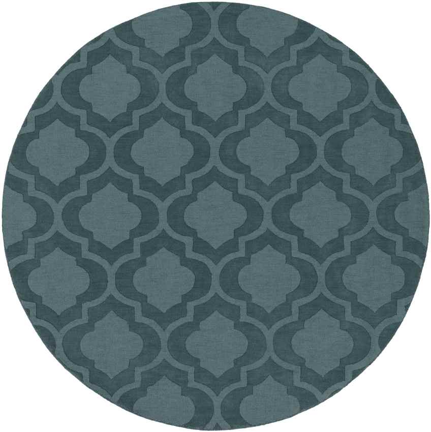 Bergerac Modern Teal Area Rug